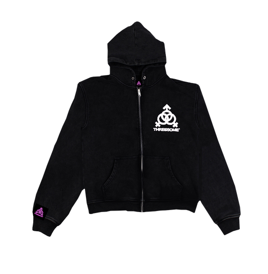THREESOME ZIP HOODIE