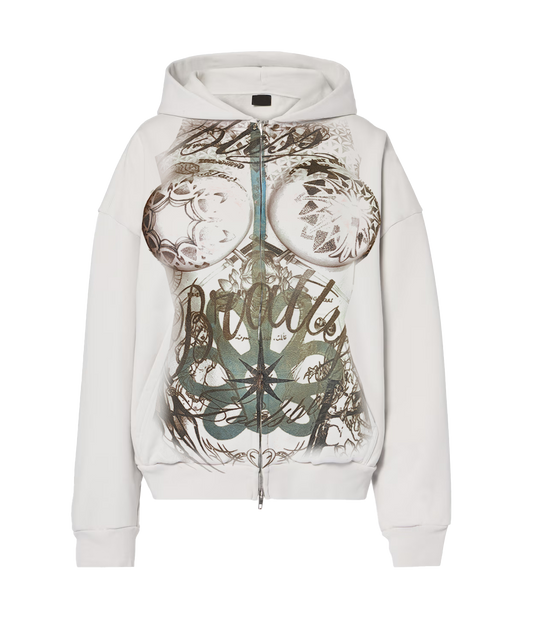 COCO SKIN ZIP HOODIE